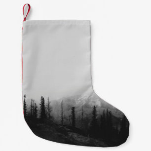 BEAUTIFUL MOUNTAIN FOG SMALL CHRISTMAS STOCKING