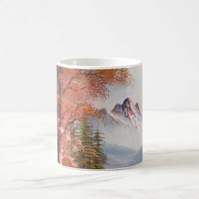 Beautiful mountain scene coffee mug (Center)