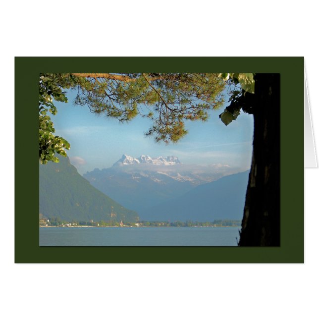 Beautiful mountain view of Swiss Alps (Front Horizontal)