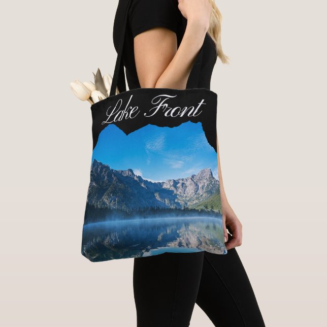  Beautiful Mountain Waterfalls Tote Bag (Close Up)