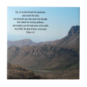 Beautiful Mountains-Scripture Tile