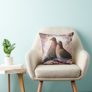 Beautiful Mourning Doves Cushion