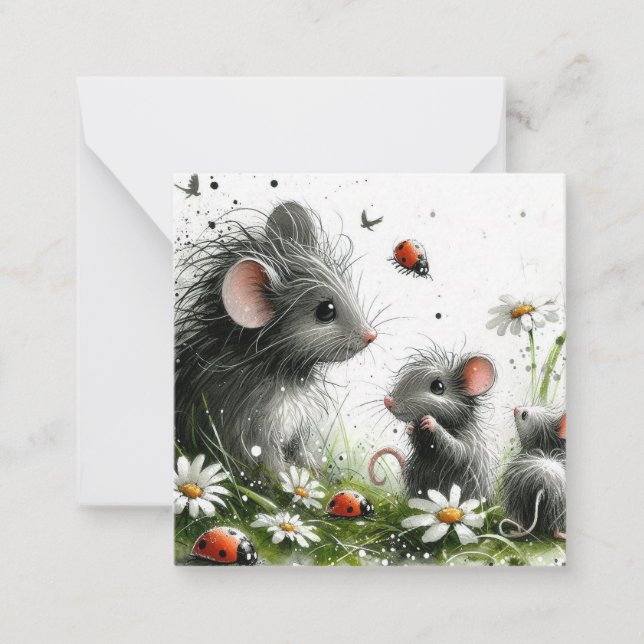Beautiful Mouse Card (Front)
