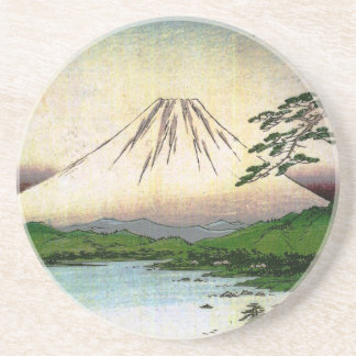 Beautiful Mt. Fuji in Japan, circa 1800s Coaster
