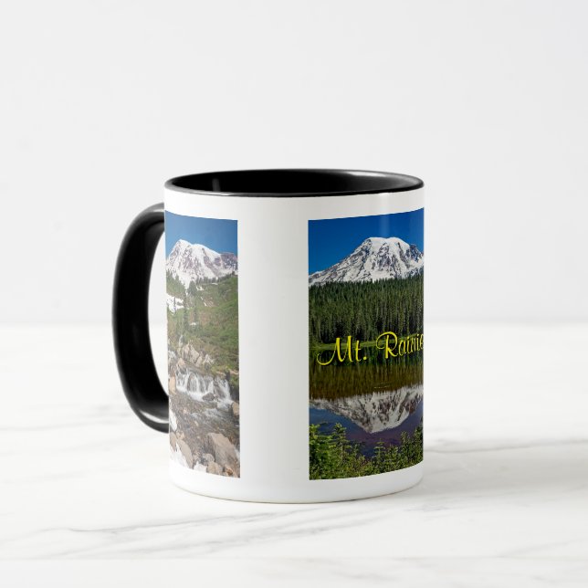 Beautiful Mt. Rainier, Washington State, Souvenir Mug (Front Left)