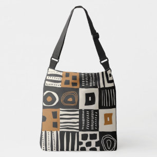 Beautiful Mud Cloth African Print  Crossbody Bag