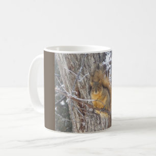 Beautiful Mug of Squirrel in Winter