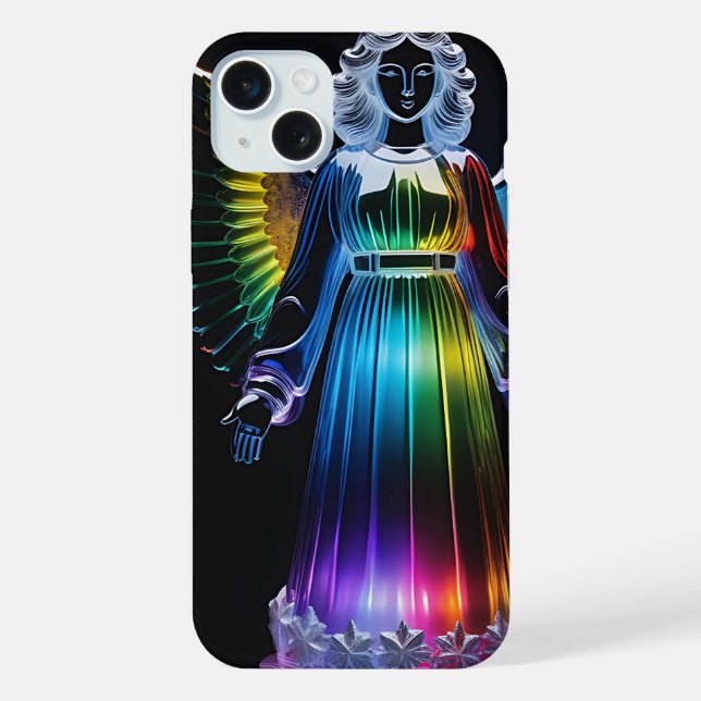 Beautiful multi-coloured angel iPhone case (Back)