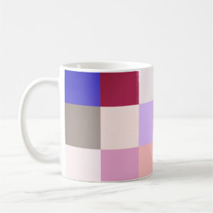 Beautiful Multicolor Plaid Style  Coffee Mug
