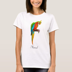 Beautiful Multicolored Macaw Bird T-Shirt