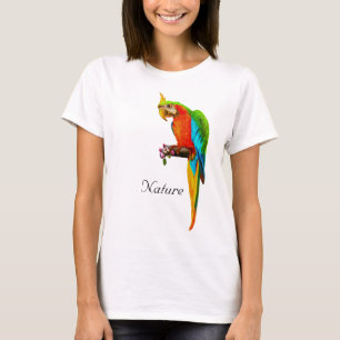 Beautiful Multicolored Macaw Bird T-Shirt