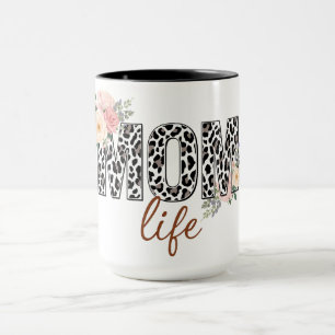 Beautiful Mum Life Floral Mug