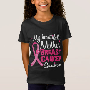 Beautiful Mum Mother Breast Cancer Survivor T-Shirt