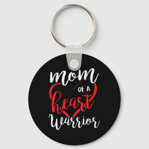 Beautiful Mum Of A Heart Warrior Chd Awareness Shi Key Ring