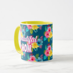 Beautiful Mum Tropical Flower Paradise Mug