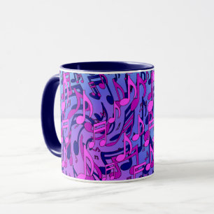 Beautiful Music Lively Colourful Upbeat Design Mug