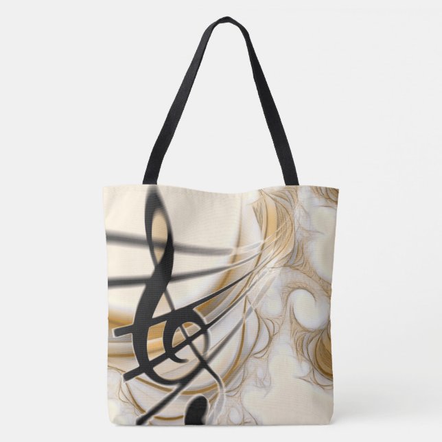 Beautiful Music Tote Bag (Back)