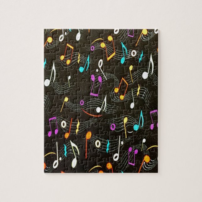Beautiful Musical Notes Jigsaw Puzzle (Vertical)