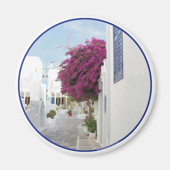 Beautiful Mykonos Magnet (Front)
