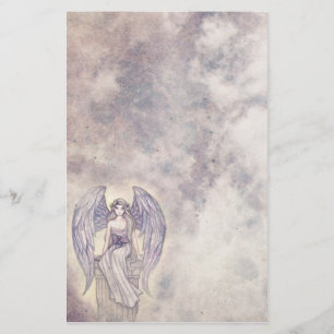 Beautiful Mystic Angel Stationary Stationery