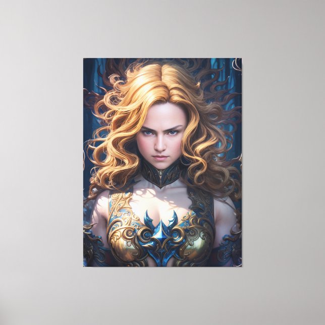 Beautiful Mystical Fantasy Female Canvas Print (Front)