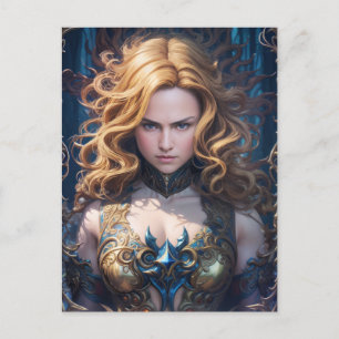 Beautiful Mystical Fantasy Female Postcard