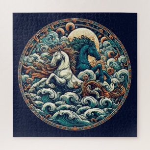 "Beautiful Mystical Horses" 31 Jigsaw Puzzle