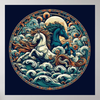 "Beautiful Mystical Horses" 31 Poster