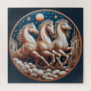 "Beautiful Mystical Horses" 33 Jigsaw Puzzle