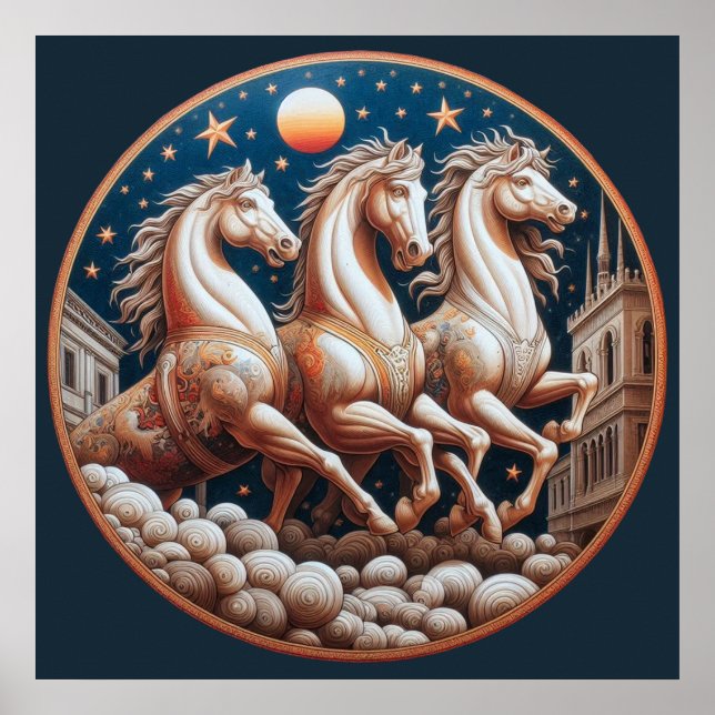 "Beautiful Mystical Horses" 33 Poster (Front)