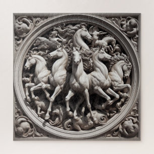 "Beautiful Mystical Horses" 34 Jigsaw Puzzle