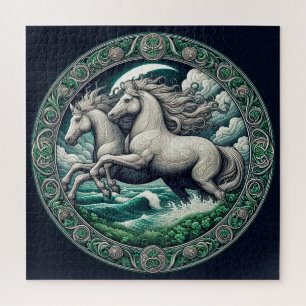 "Beautiful Mystical Horses" 42 Jigsaw Puzzle