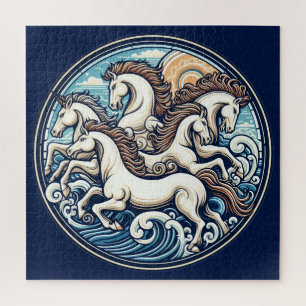 Beautiful Mystical Horses 51 Jigsaw Puzzle