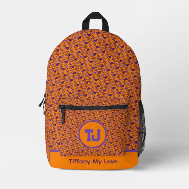 Beautiful Name Girly Backpack For Travel (Front)