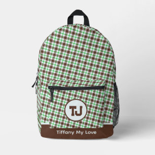 Beautiful Name Monogrammed Personalised Sports Bac Printed Backpack