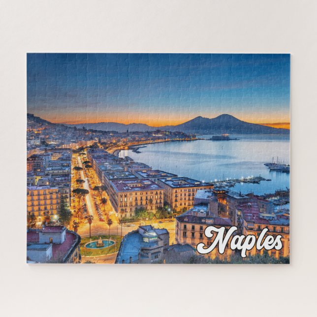 Beautiful Naples, Italy Jigsaw Puzzle (Horizontal)