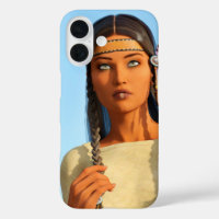 Beautiful Native American Woman Indigenous Outfit