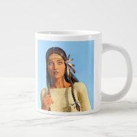 Beautiful Native American Woman Indigenous Outfit