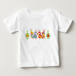 Beautiful Native Art Ruffle Tee