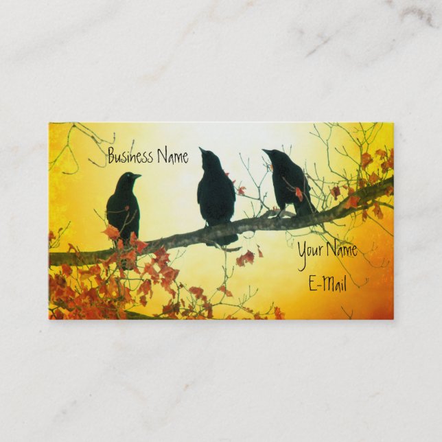 Beautiful Nature Birds Business Card (Front)