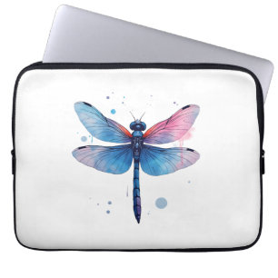 Beautiful Nature Colorful Graphic Pattern Dragonfl Laptop Sleeve