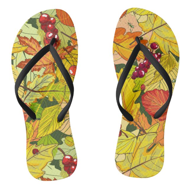 Beautiful Nature Flip Flops (Footbed)