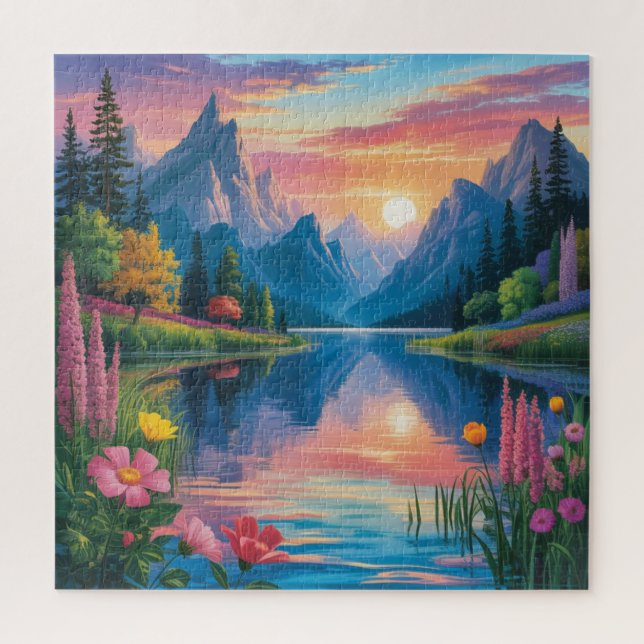 Beautiful Nature Landscape Jigsaw Puzzle (Vertical)
