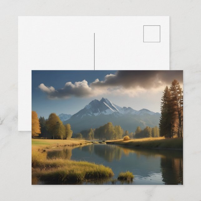 Beautiful nature landscape postcard (Front/Back)