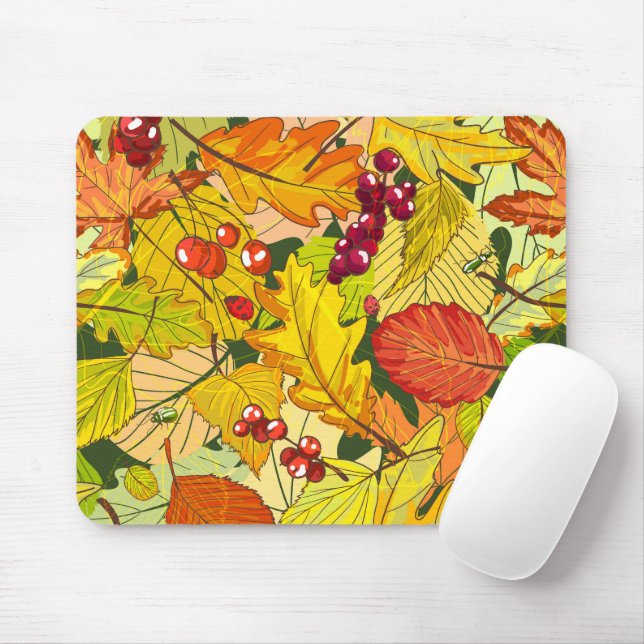 Beautiful Nature Mouse Mat (With Mouse)