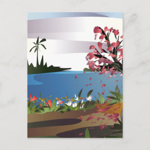 beautiful nature postcard