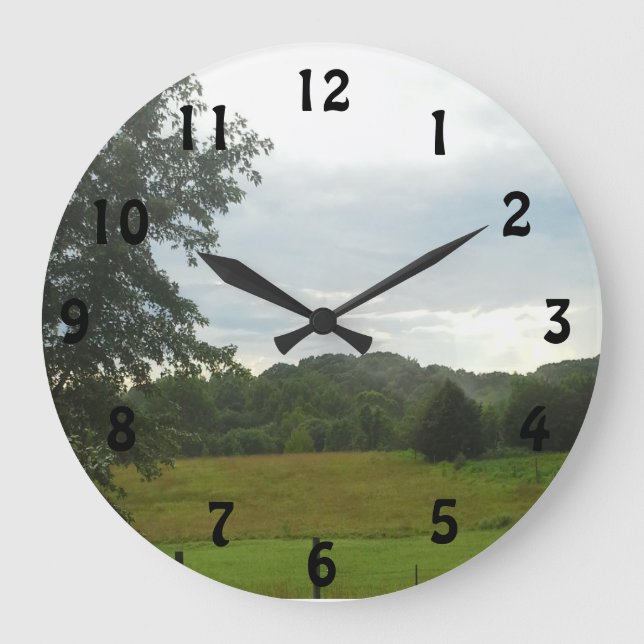 Beautiful nature scene clock (Front)