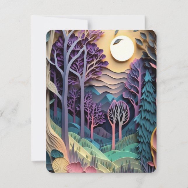 Beautiful Nature Seasonal Card  (Front)