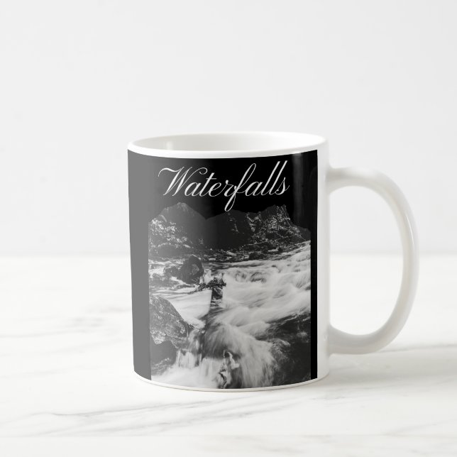 Beautiful NC Waterfalls Here Coffee Mug (Right)