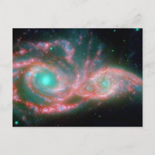 Beautiful nebula space photography holiday postcard